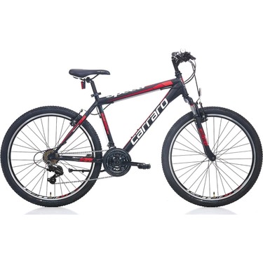 24 CARRARO SPEED 240 BİSİKLET 21V VB FREN MAT. SİYAH KIRMIZI