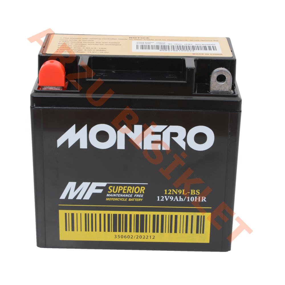 12N9L-BS DİK MONERO AKÜ