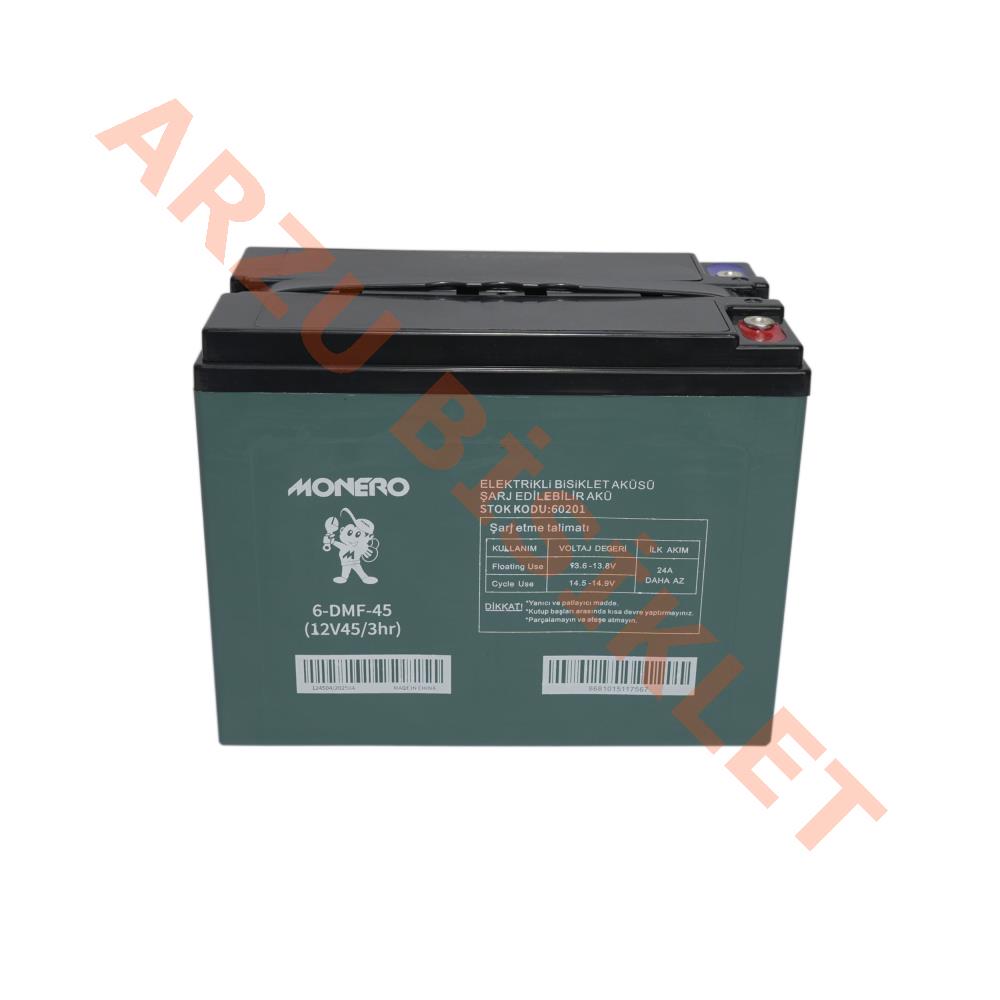 12V-80 AMPER [DAR] [223*121*174 mm] E-BIKE AKÜ - MONERO
