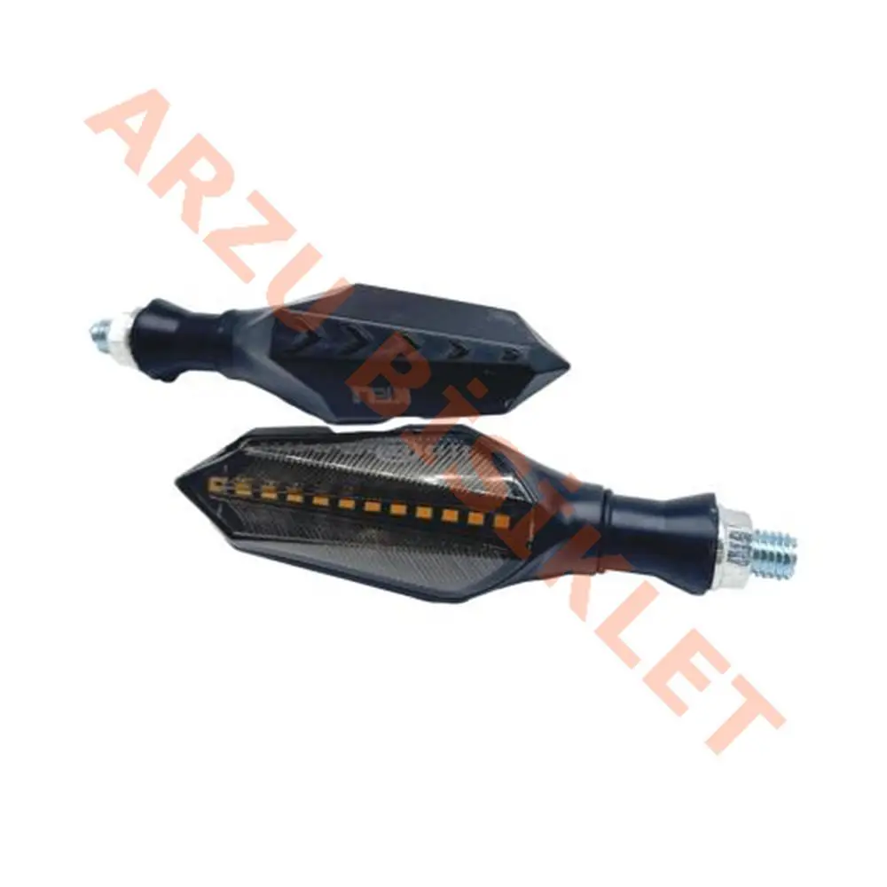 SİNYAL 2 FONKSİYONLU [SARI KAYAN LED - MAVİ PARK] [TAKIM] - E BELGELİ
