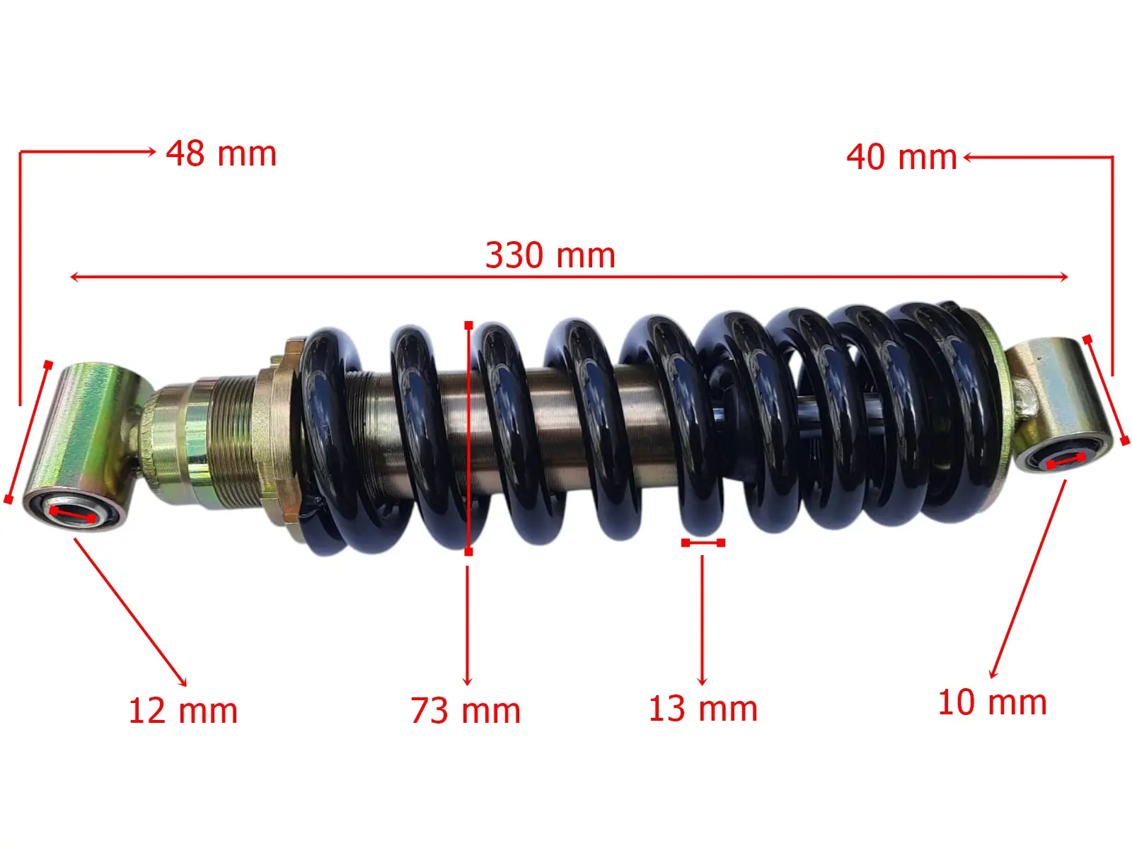 CROSS 150 ARKA AMORTİSÖR 330 mm 13-71 mm YAY 10-12