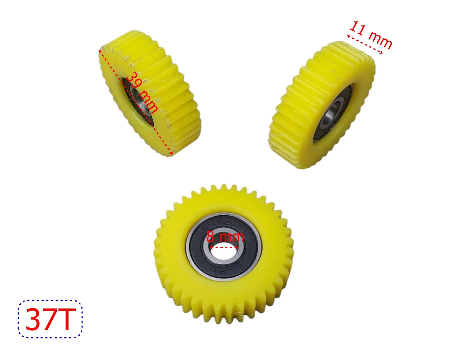 E-BİS PEDAL DESTEKLİ DİŞLİ 3 LÜ SET 37T KESTAMİT ÖM