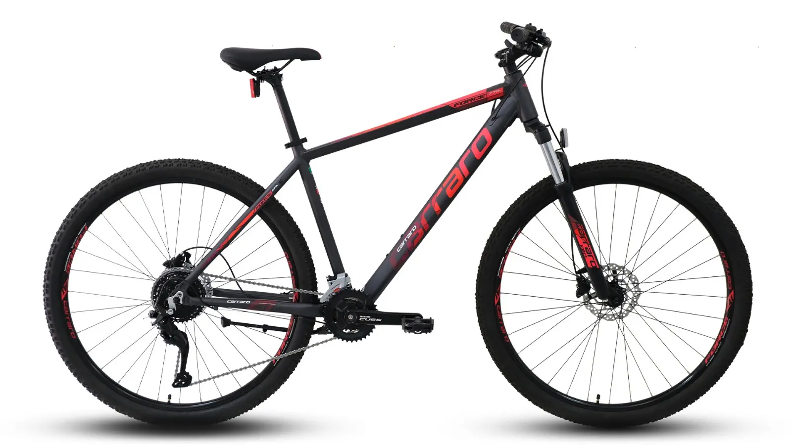 27.5 FORCE 770C CARRARO 18VİTES HD FREN SİYAH KIRMIZI