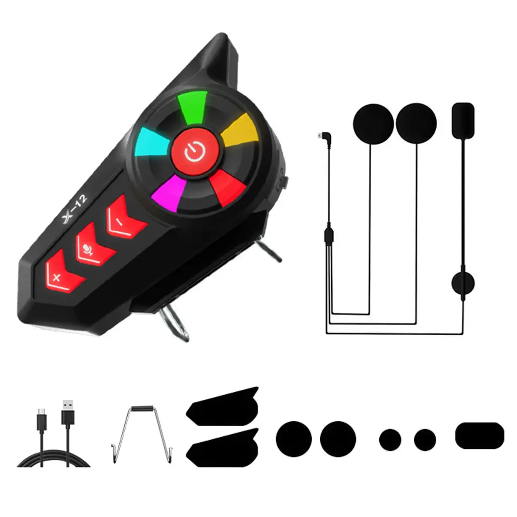 X12 KASK INTERCOM BLUETOOTH USB SET