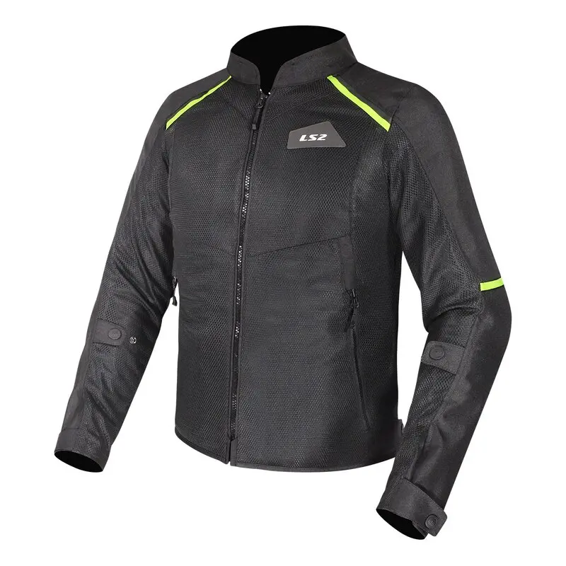 LS2 BREEZE MONT L SİYAH-NEON FUL KORUMALI LS2