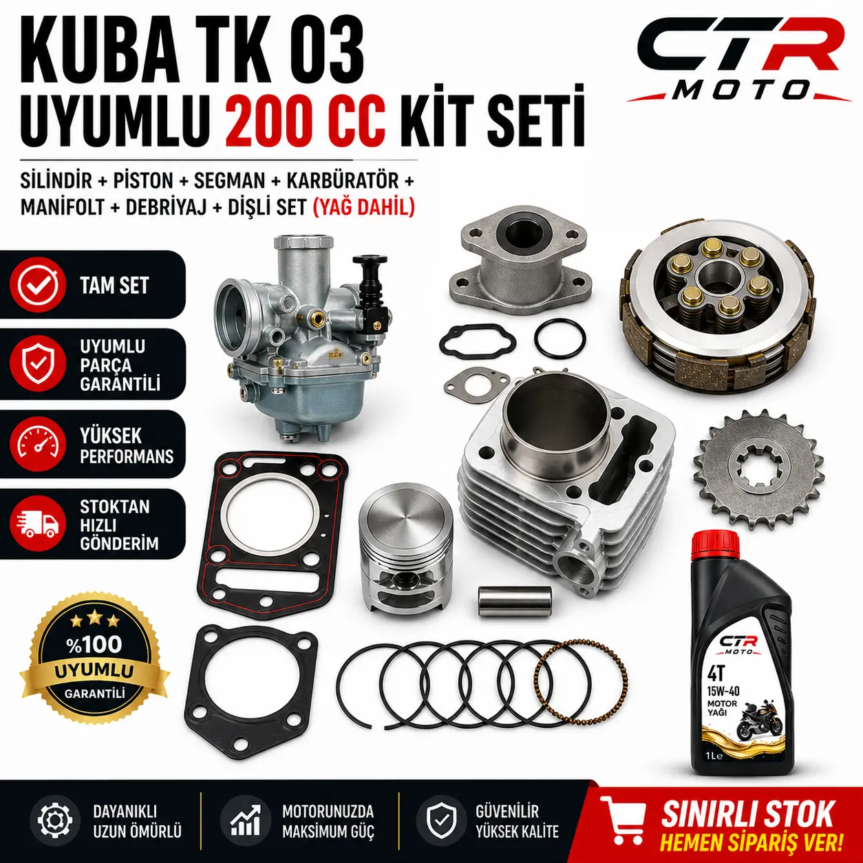 TK 03 DÖNÜŞÜM SETİ 200CC