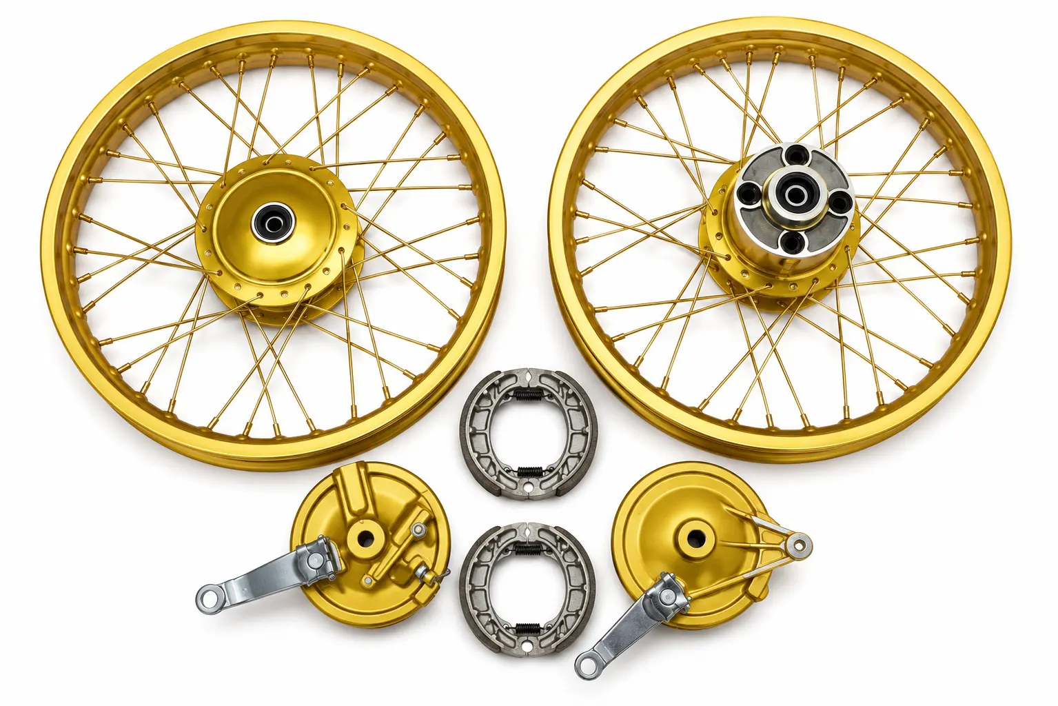 GOLD ÖZEL CNC ALÜM. ÖN ARKA JANT KOMPLE TK 18- 36 TEL