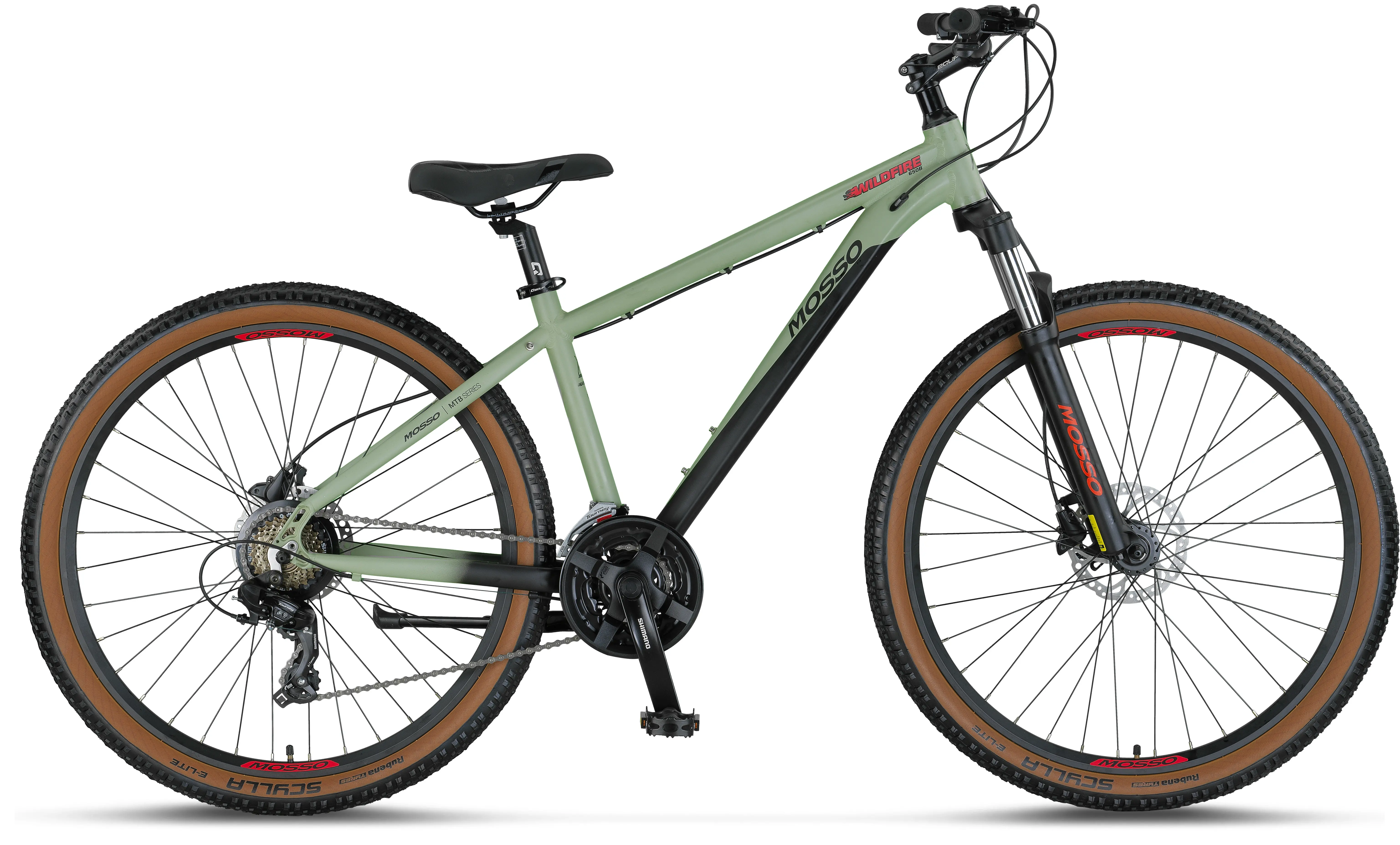 27.5 WILDFIRE MOSSO 21VİTES HD FREN SİYAH MAT YEŞİL