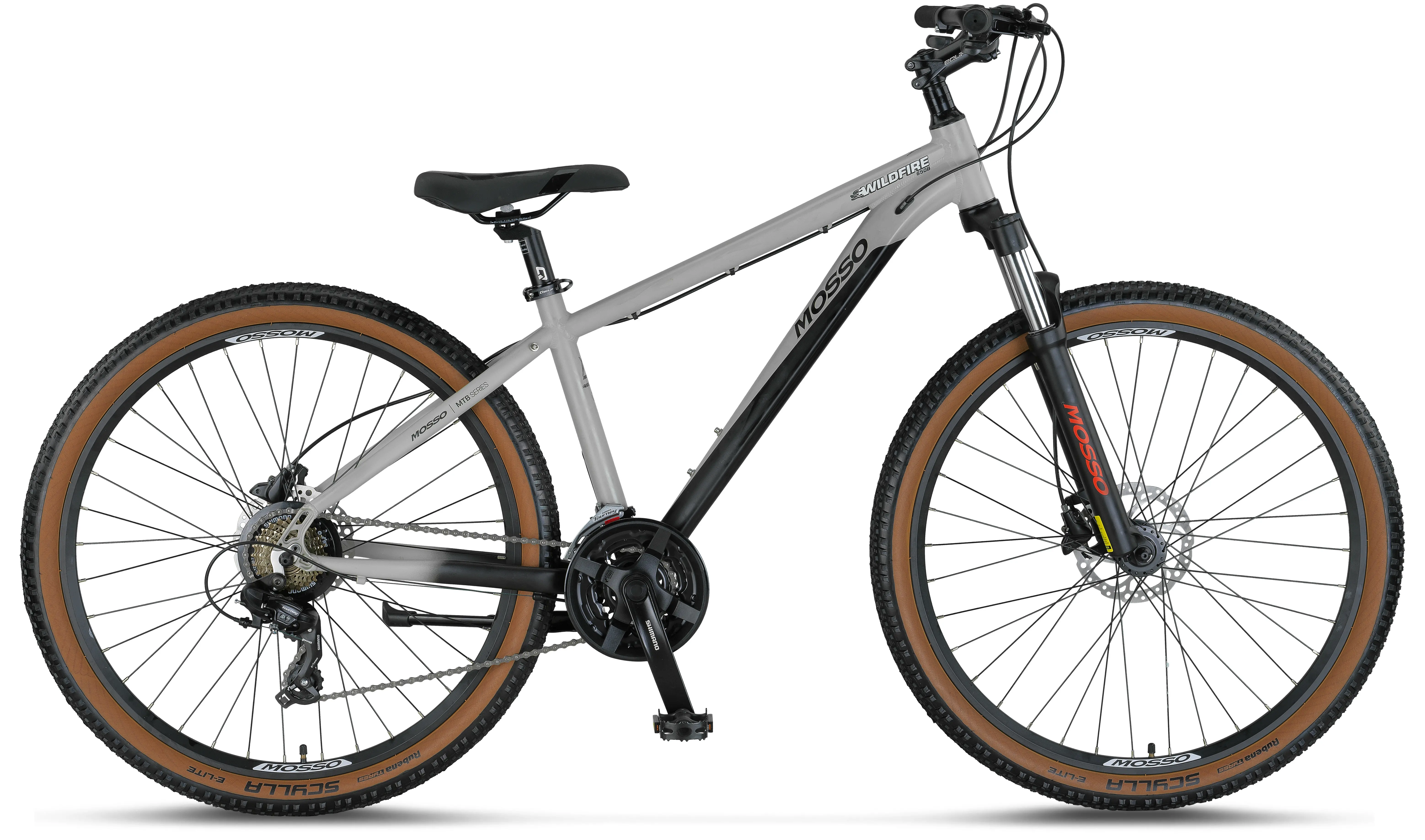 27.5 WILDFIRE MOSSO 21VİTES HD FREN SİYAH MAT GRİ